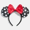 Disney Minnie Mouse Polka Dot Ears Headband - Minnie Mouse Black Polka Dot Ears