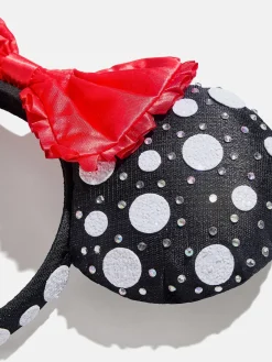 Disney Minnie Mouse Polka Dot Ears Headband - Minnie Mouse Black Polka Dot Ears
