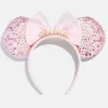 Disney Minnie Mouse Soft Pink Custom Ears Headband - Custom Soft Pink Minnie Mouse Ears