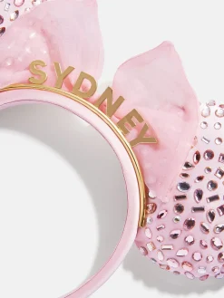 Disney Minnie Mouse Soft Pink Custom Ears Headband - Custom Soft Pink Minnie Mouse Ears