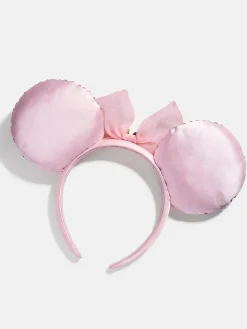 Disney Minnie Mouse Soft Pink Custom Ears Headband - Custom Soft Pink Minnie Mouse Ears