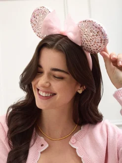 Disney Minnie Mouse Soft Pink Ears Headband - Minnie Mouse Soft Pink Ears