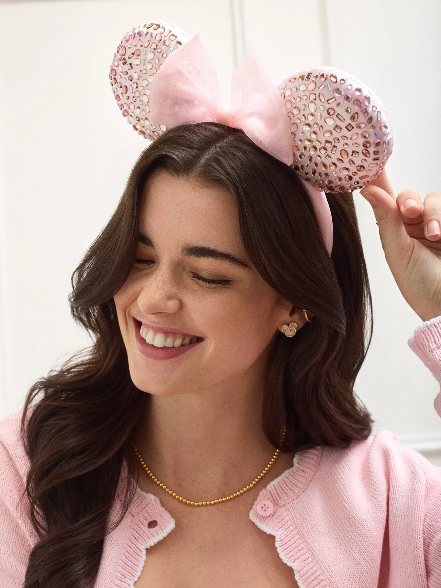 Disney Minnie Mouse Soft Pink Ears Headband - Minnie Mouse Soft Pink Ears