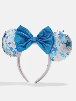 Disney Minnie Mouse Stars Ears Headband - Minnie Mouse Blue Star Ears