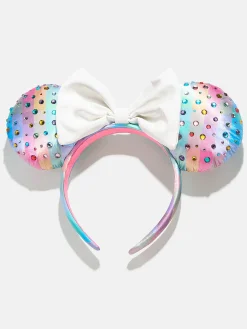Disney Minnie Pastel Rainbow Ears - Minnie Mouse Pastel Rainbow Ears