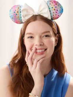Disney Minnie Pastel Rainbow Ears - Minnie Mouse Pastel Rainbow Ears
