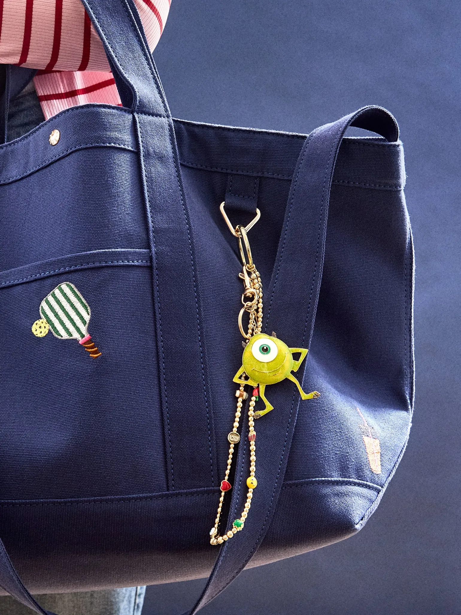 Disney Monsters Inc Pixar 2D Bag Charm - Mike Wazowski Bag Charm