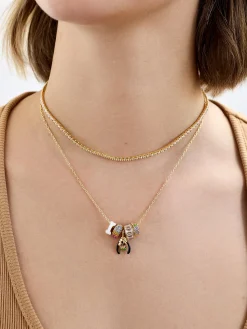 Disney Pluto Beaded Charm Necklace - Pluto