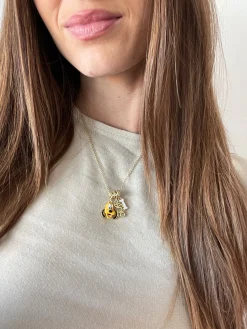 Disney Pluto Cluster Charm Necklace - Pluto