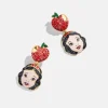 Disney Snow White Earrings - Red
