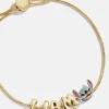 Disney Stitch Bubble Slider Custom Bracelet - Gold/Blue