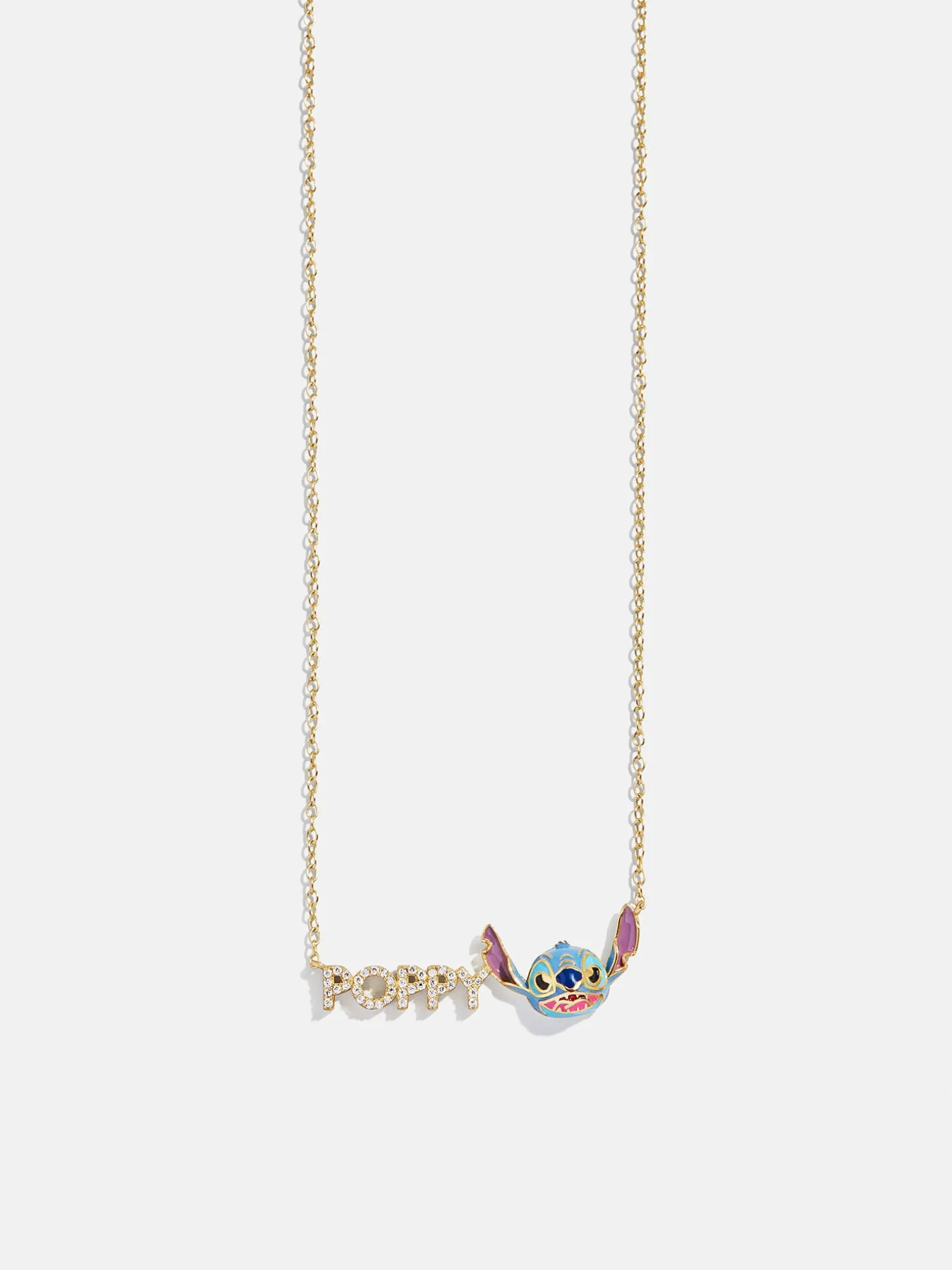 Disney Stitch Custom Nameplate Necklace - Mini Block