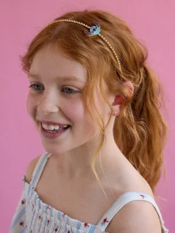 Disney Stitch Kids’ Headband - Gold/Blue