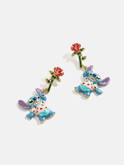 Disney Stitch Rose Earrings - Stitch Rose Earrings