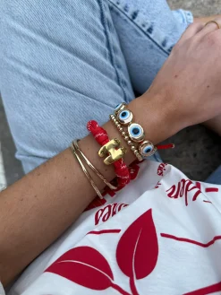 Dive In Initial Bracelet - Gold