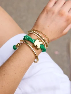 Dive In Initial Bracelet - Gold