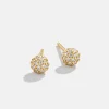 Dorothea 18K Gold Vermeil Earrings - Gold/Pavé
