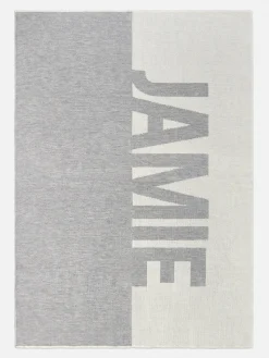 Down The Line Custom Blanket - Gray/White
