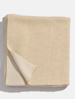 Down The Line Custom Blanket - Beige/White