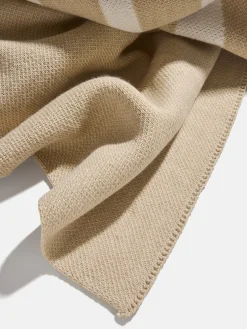 Down The Line Custom Blanket - Beige/White