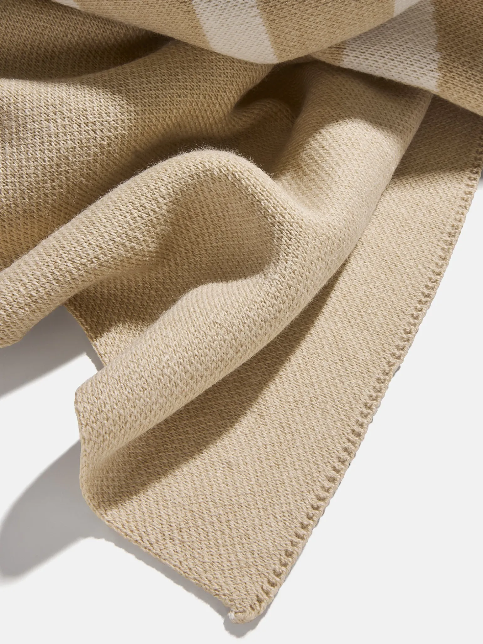 Down The Line Custom Blanket - Beige/White