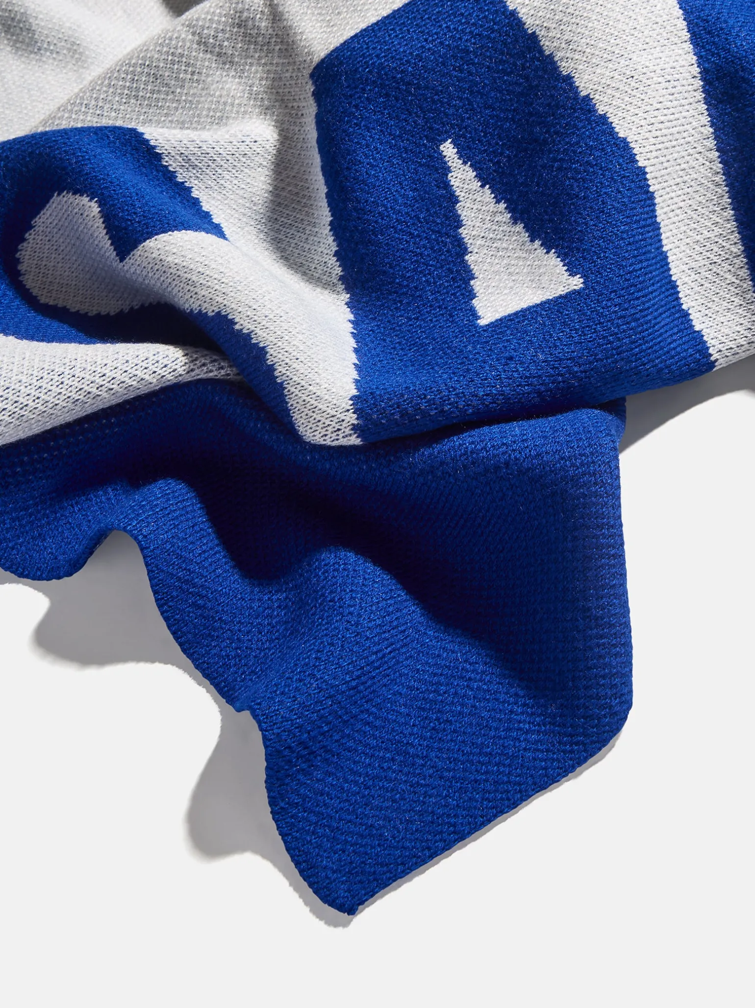 Down The Line Custom Blanket - Blue/White