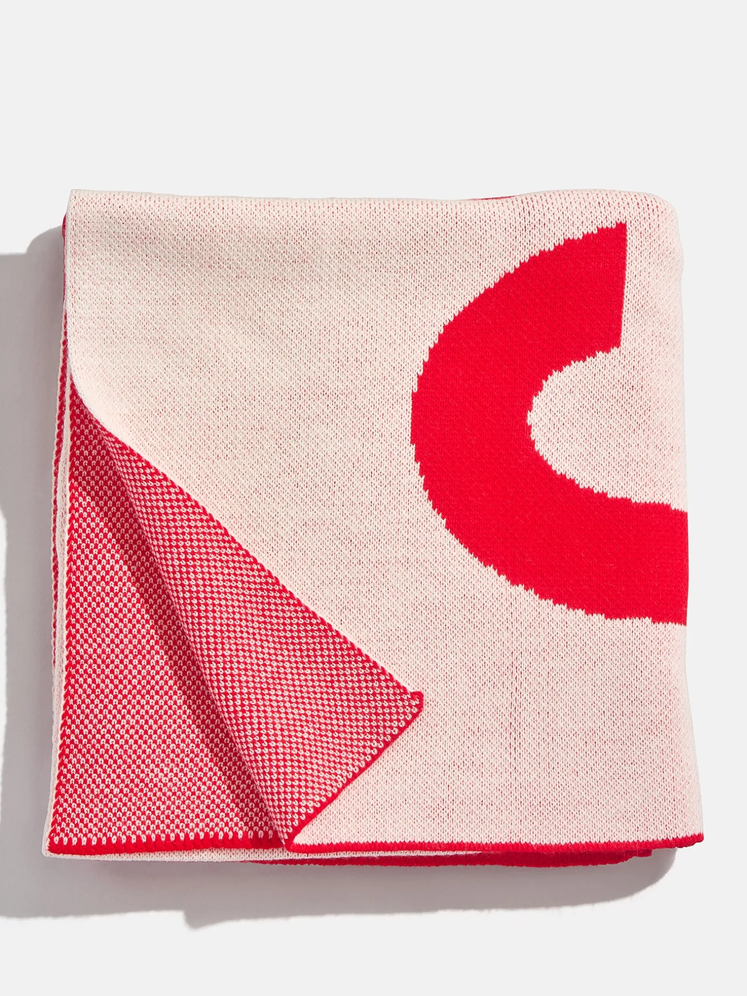 Down The Line Custom Blanket - Bright Red/White