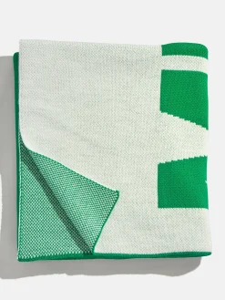 Down The Line Custom Blanket - Green/White