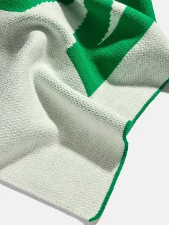 Down The Line Custom Blanket - Green/White