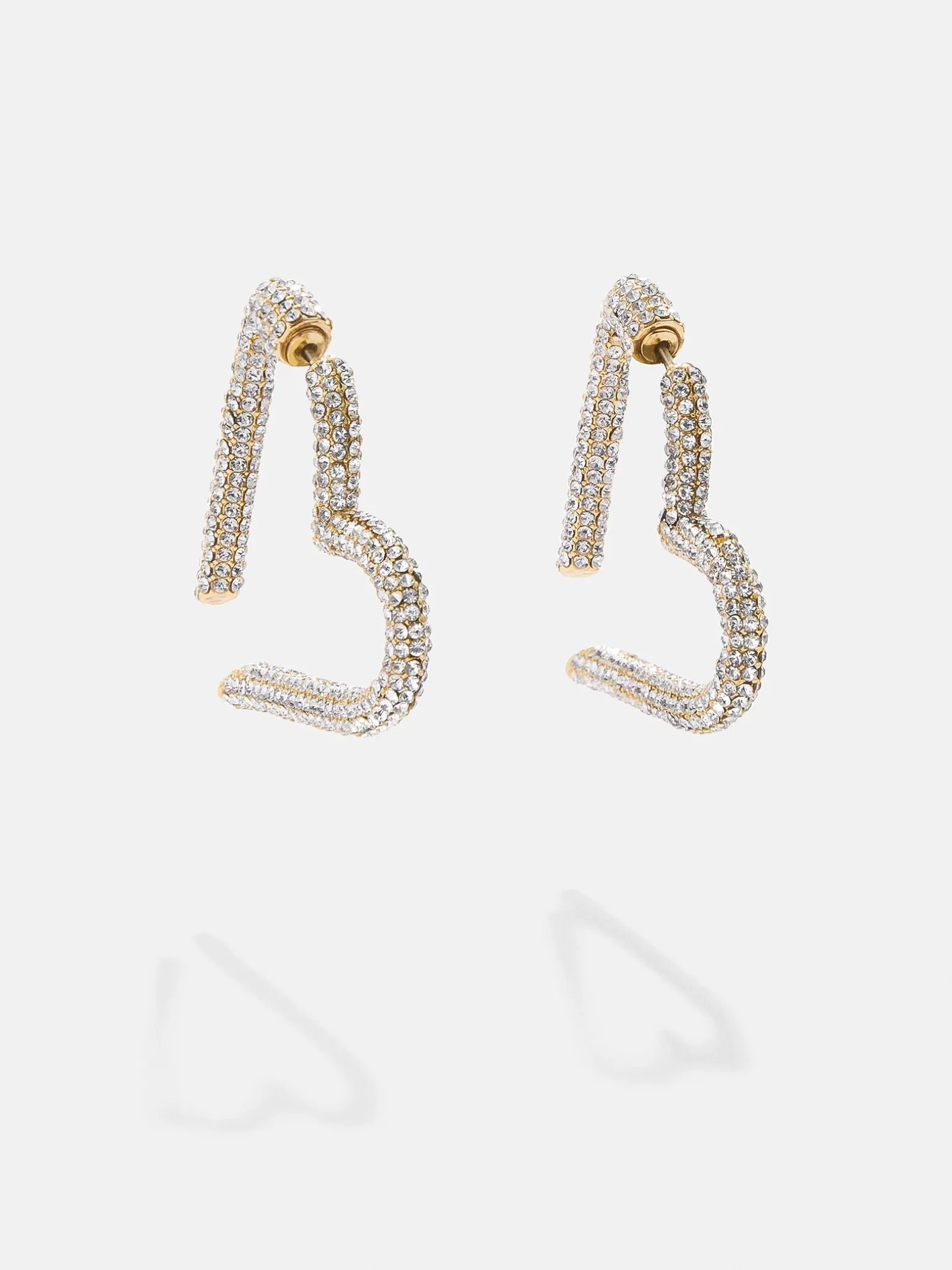 Emory Earrings - Gold/Pavé