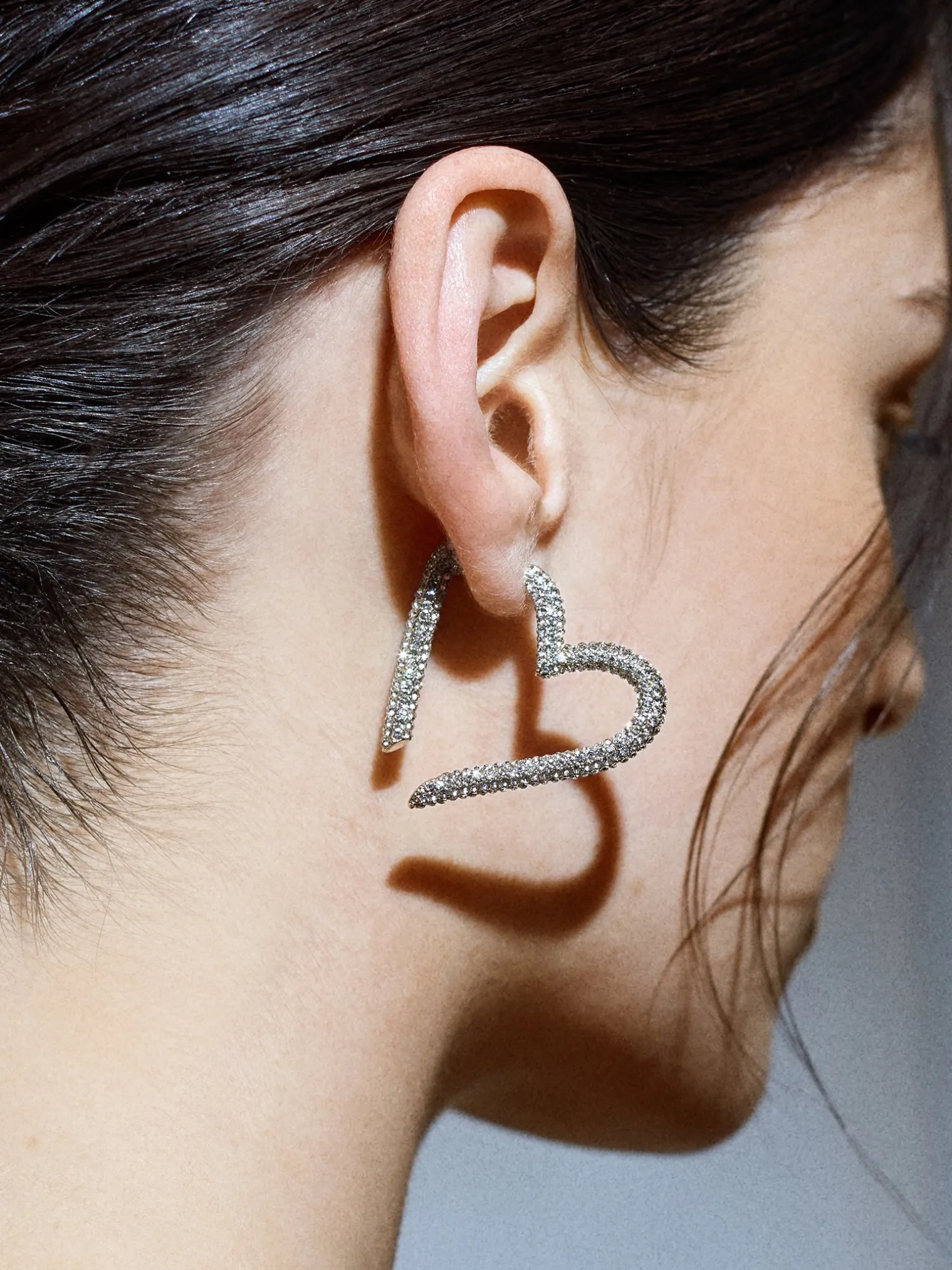 Emory Earrings - Gold/Pavé