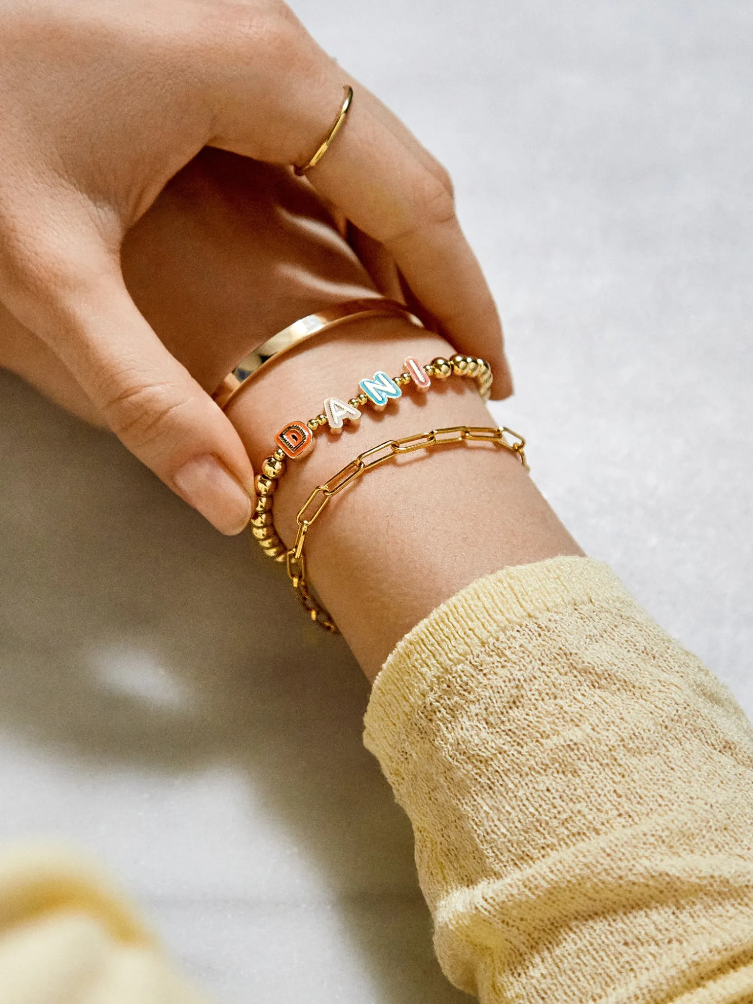 Enamel Pisa Custom Bracelet - Multi