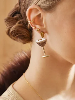 Espresso Yourself Earrings - Espresso Martini