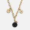 Estelle Celestial Charm Necklace - Gold/Black