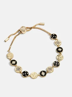 Estelle Celestial Pull-Tie Bracelet - Gold/Black