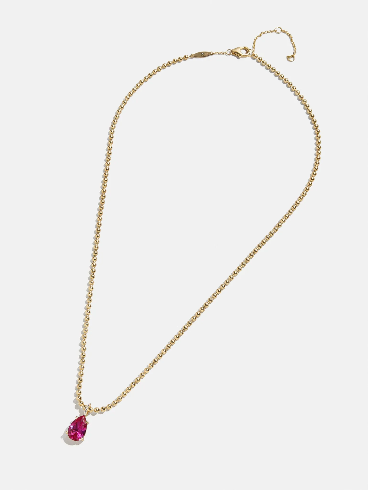 Esther 18K Gold Vermeil Birthstone Necklace - Crystal