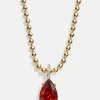 Esther 18K Gold Vermeil Birthstone Necklace - Garnet