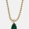 Esther 18K Gold Vermeil Birthstone Necklace - Emerald