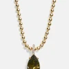 Esther 18K Gold Vermeil Birthstone Necklace - Peridot