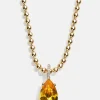 Esther 18K Gold Vermeil Birthstone Necklace - Topaz