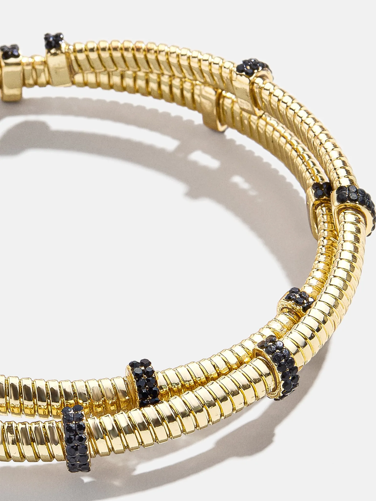 Eve Cuff Bracelet - Gold/Black