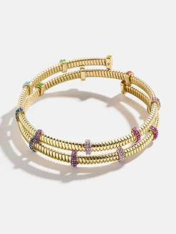 Eve Cuff Bracelet - Gold/Multi