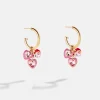 Evelyn Earrings - Pink