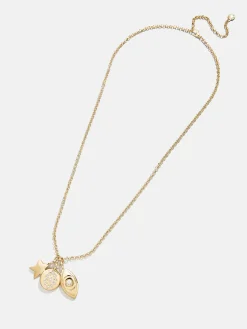 Evil Eye Cluster Charm Necklace - Evil Eye