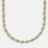Evil Eye On Repeat Tennis Necklace - Gold/Pavé