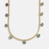 Evil Eye Pisa Necklace - Gold/Blue