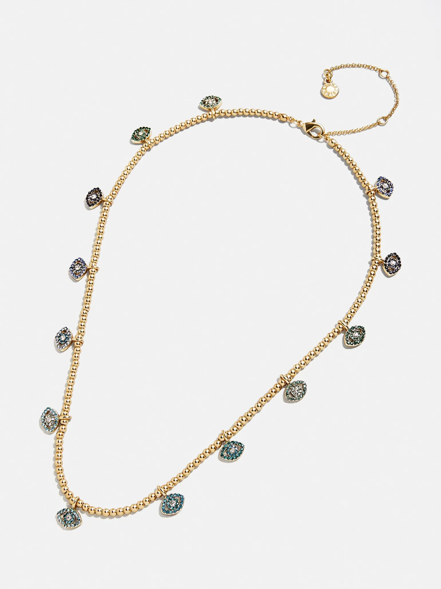 Evil Eye Pisa Necklace - Gold/Blue