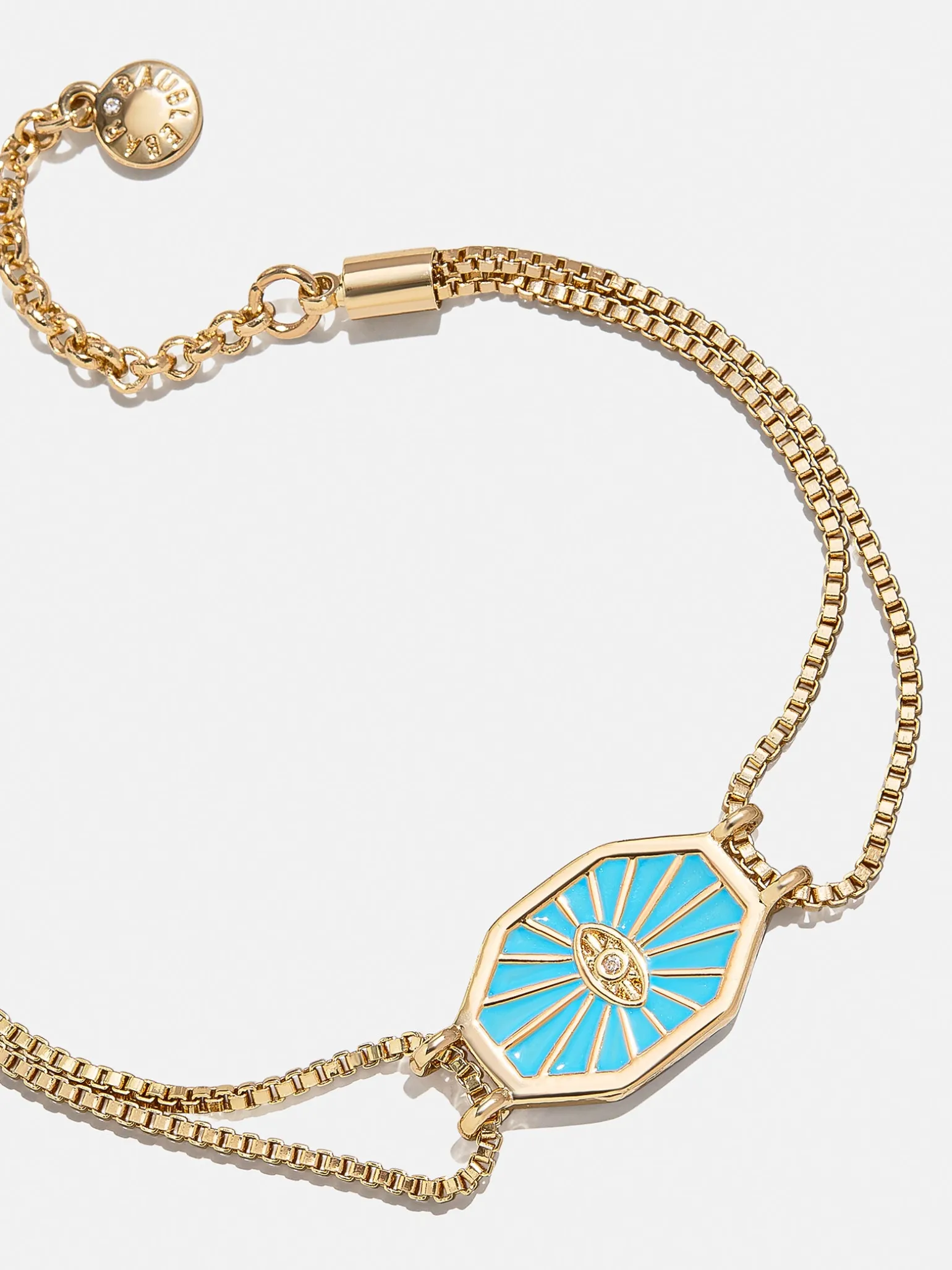 Evil Eye Reversible Bracelet - Gold/Turquoise