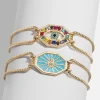 Evil Eye Reversible Bracelet - Gold/Multi
