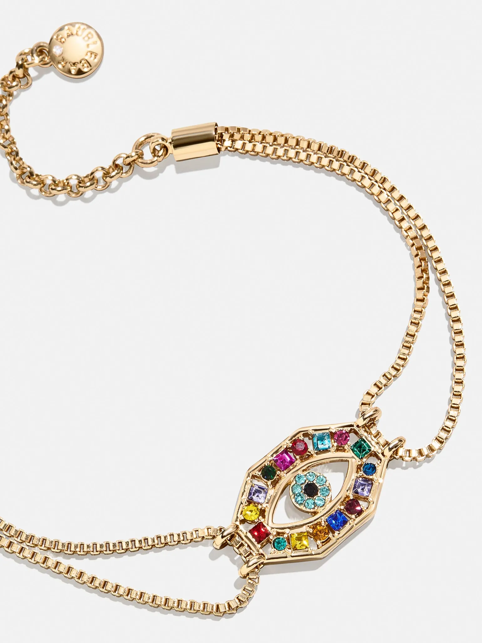 Evil Eye Reversible Bracelet - Gold/Multi